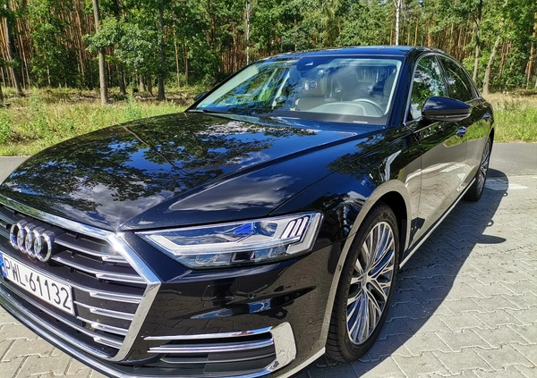 Audi A8 cena 380000 przebieg: 36800, rok produkcji 2021 z Wolsztyn małe 254